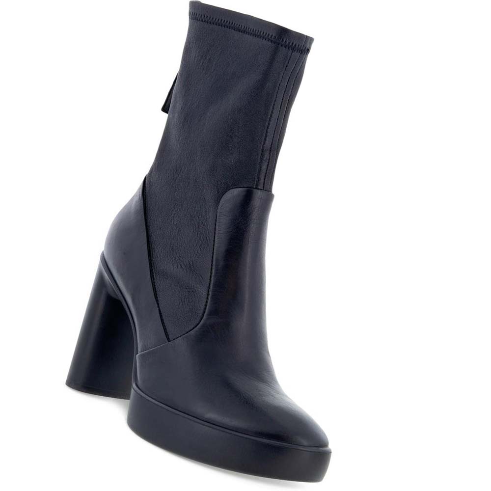 Ecco Shape Sculpted Motion 75 Stretchy Mid-cut Ankle Stövlar Dam Svarta | SE 38QMA